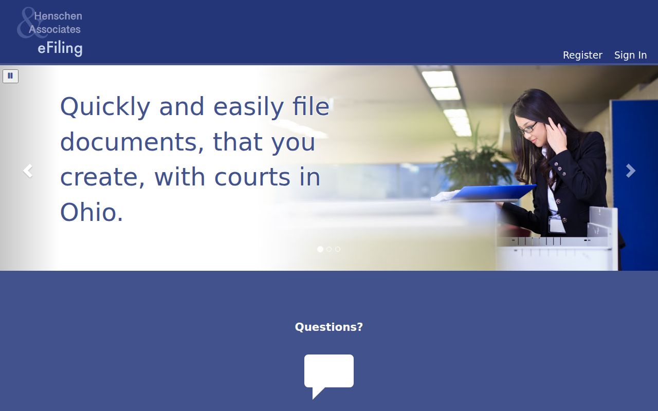 Van Wert County case lookup court-specific eFile service view