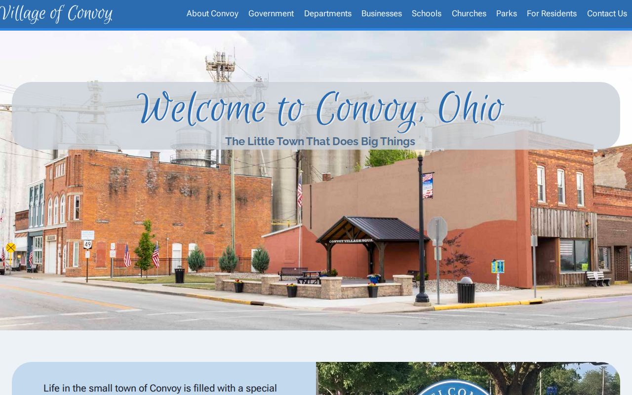 Convoy Van Wert County court docket village civic interface