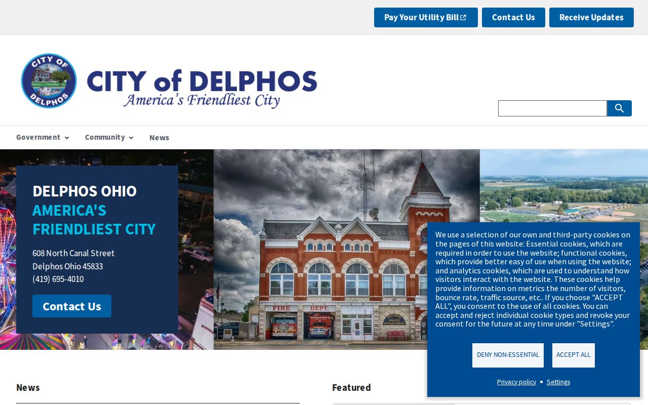 Delphos Van Wert County court docket city-building civic interface