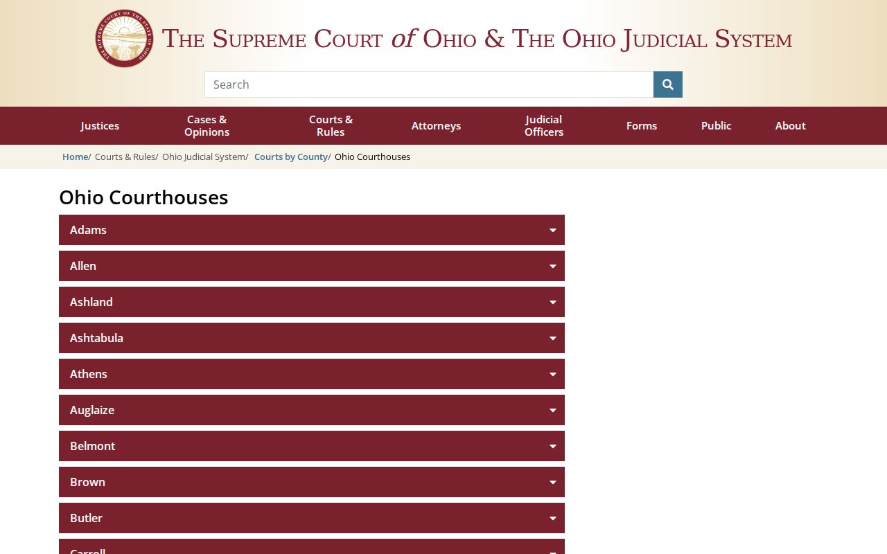 Van Wert County court docket historic courthouse record access